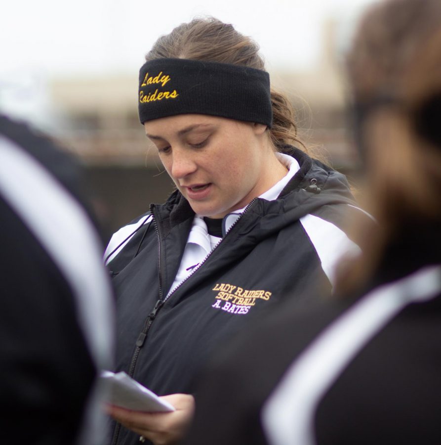 Riders Abby Bates is entering her second season as the head softball coach.