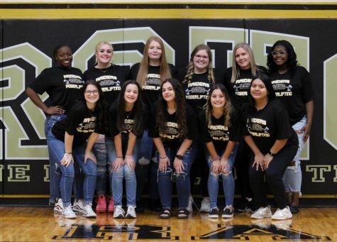 The Rider girls powerlifting team had a successful season with 10 lifters advancing to regionals. 