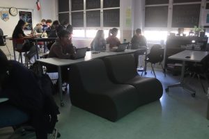 Two Rider classrooms have received new furniture as the district tests out what students and staff prefer before the new schools open. 
