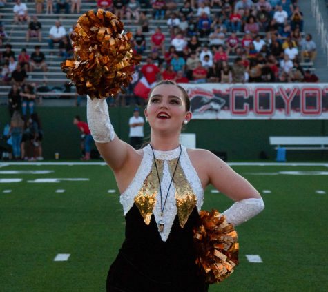 Senior captain Claire Franklin has been dancing since she was little and has been a Raiderette all four years at Rider. 