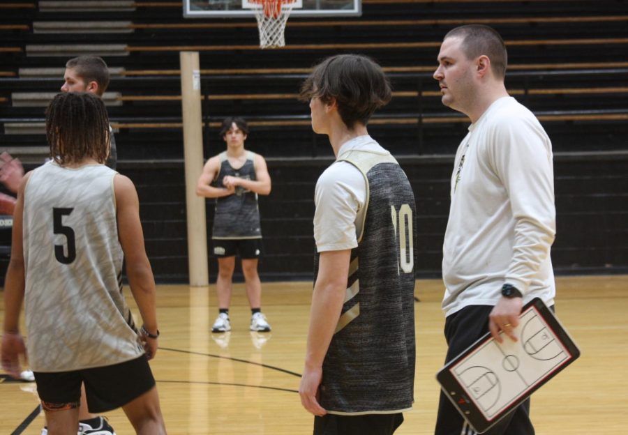 Christian Harley is excited about his first year leading the Rider boys basketball program. 