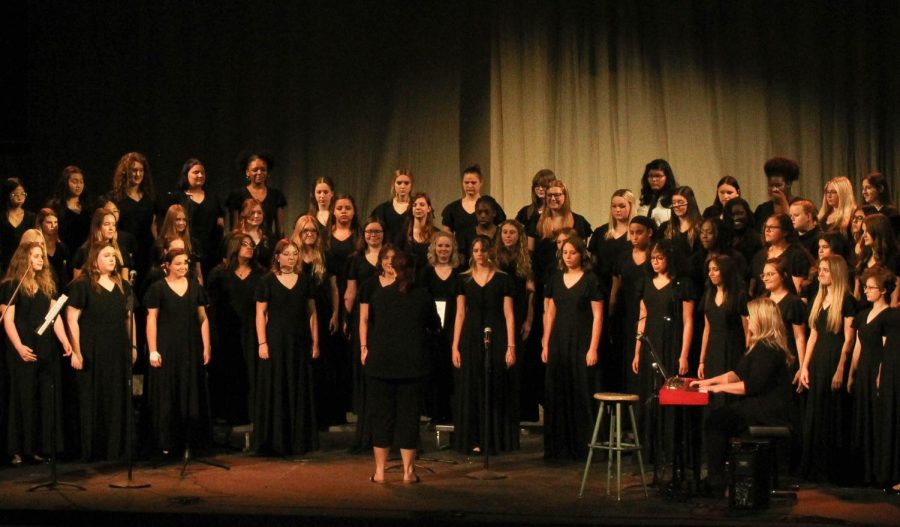 All four choirs earned sweepstakes at their recent UIL competition. 