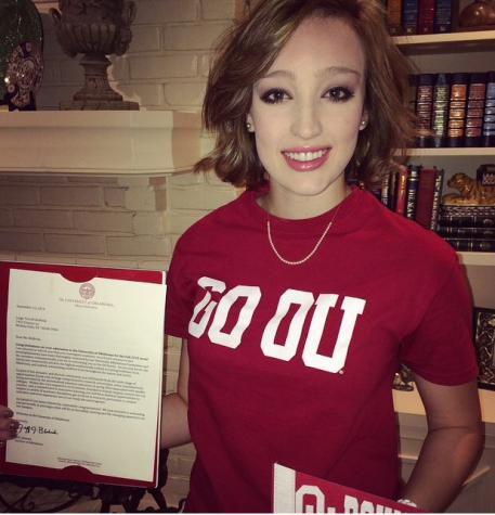 On Aug. 1, the first day OU applications came out, Leigh McBride sat down and applied. She said she was ecstatic to find out she was accepted.