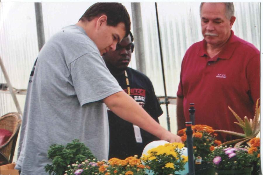 Horticulture students learn about various plants, their stages of growth and how to harvest them. 