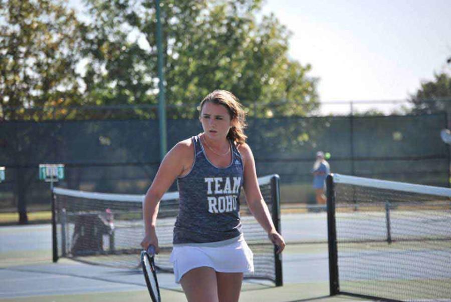 Junior Taylor Gray placed second at the District, Regionals and State UIL Tennis Competition.