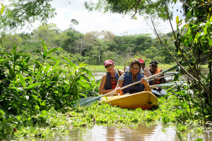 In 2012 my family went to the Amazon jungle for my 14th birthday. We kayaked the river, played with monkeys, held macaws, and climbed a 100-meter tree then zip-lined through the jungle.