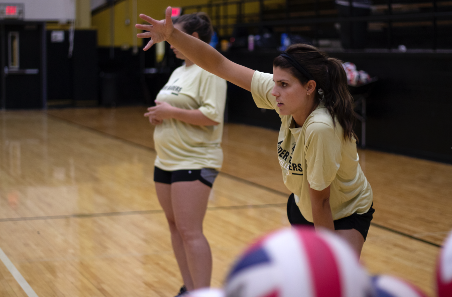 Rider volleyball coach Alysha Humpert recently earned her 200th win and is excited about the 2019 season. 