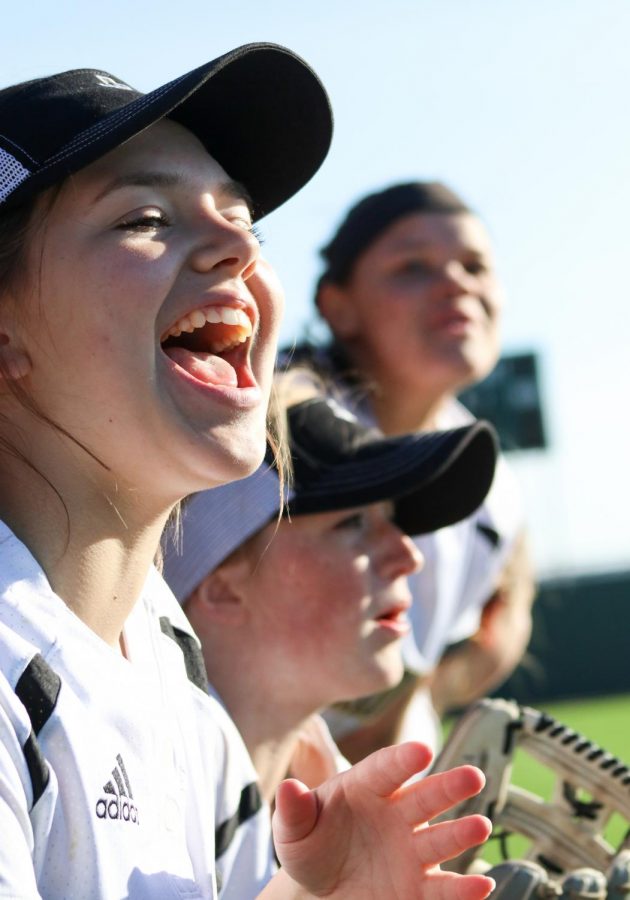 Alivia Wahl has made an impact on the varsity softball team wearing the same number as her older Savannah Dickson. 