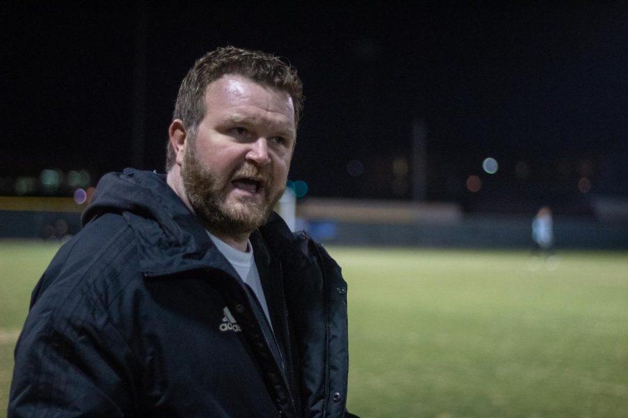 Dustin Holly is entering his third year coaching soccer at Rider.