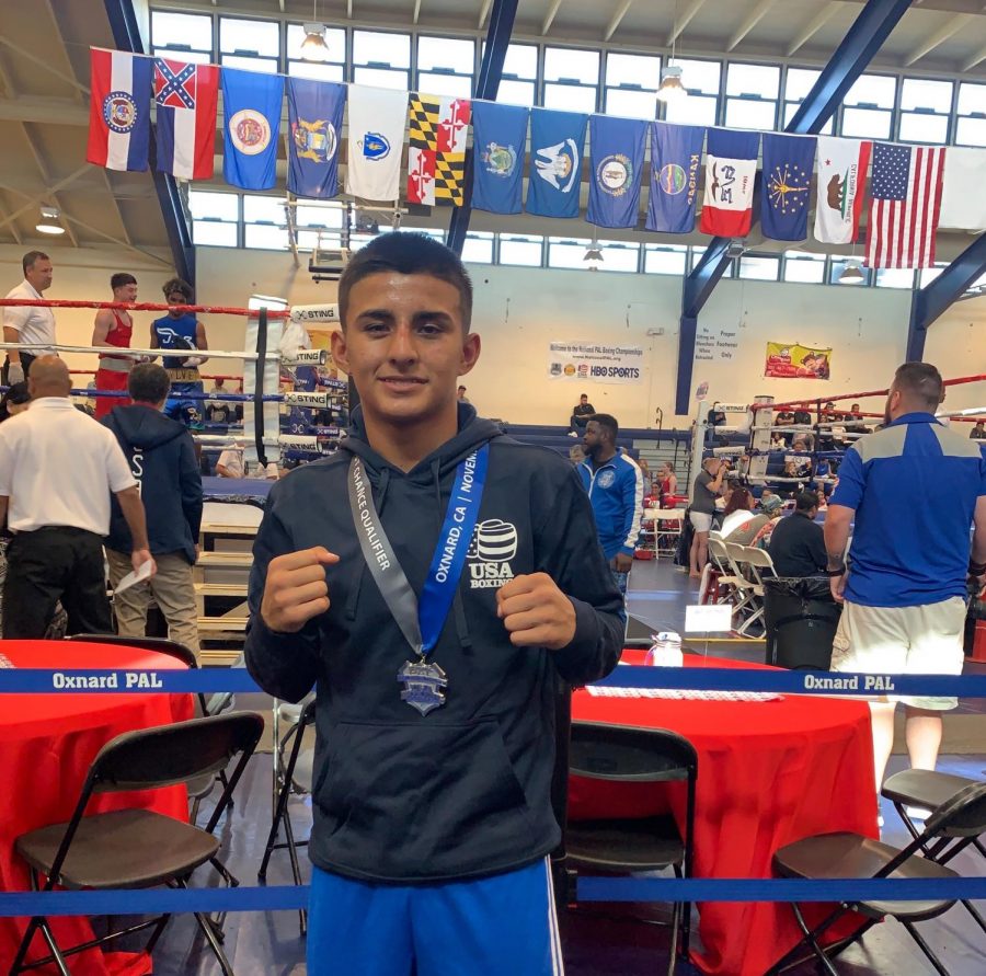 Emmanuel Carrillo is a five-time national champion boxer who also plays multiple sports at Rider.  