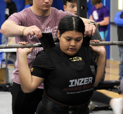 Natasha Cruz is looking to bring home a medal at the state powerlifting meet this week. 