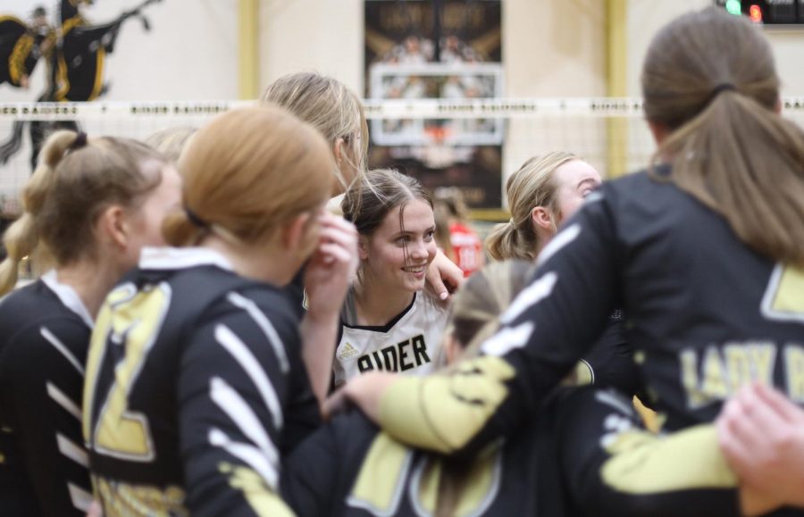 Jenna Redding is one of three senior captains on the Rider volleyball team. 