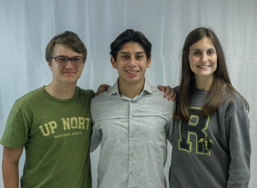 James Miller, Eddie Stewart, Georgia Bindel, and Leila Dillard (not pictured) will be the last Rider class presidents. 