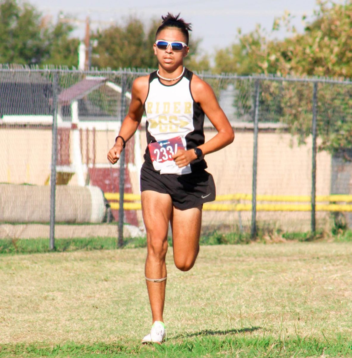 Sophomore Antonio Montoya is headed to the regional meet next week after placing 10th in district. 