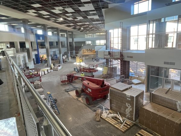 The construction of the two new high schools is on track to be finished by spring of 2024. 