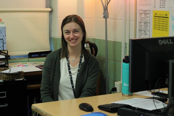 English teacher Megan Thonsgaard is excited about stepping into a role with Rider during its final semester. 