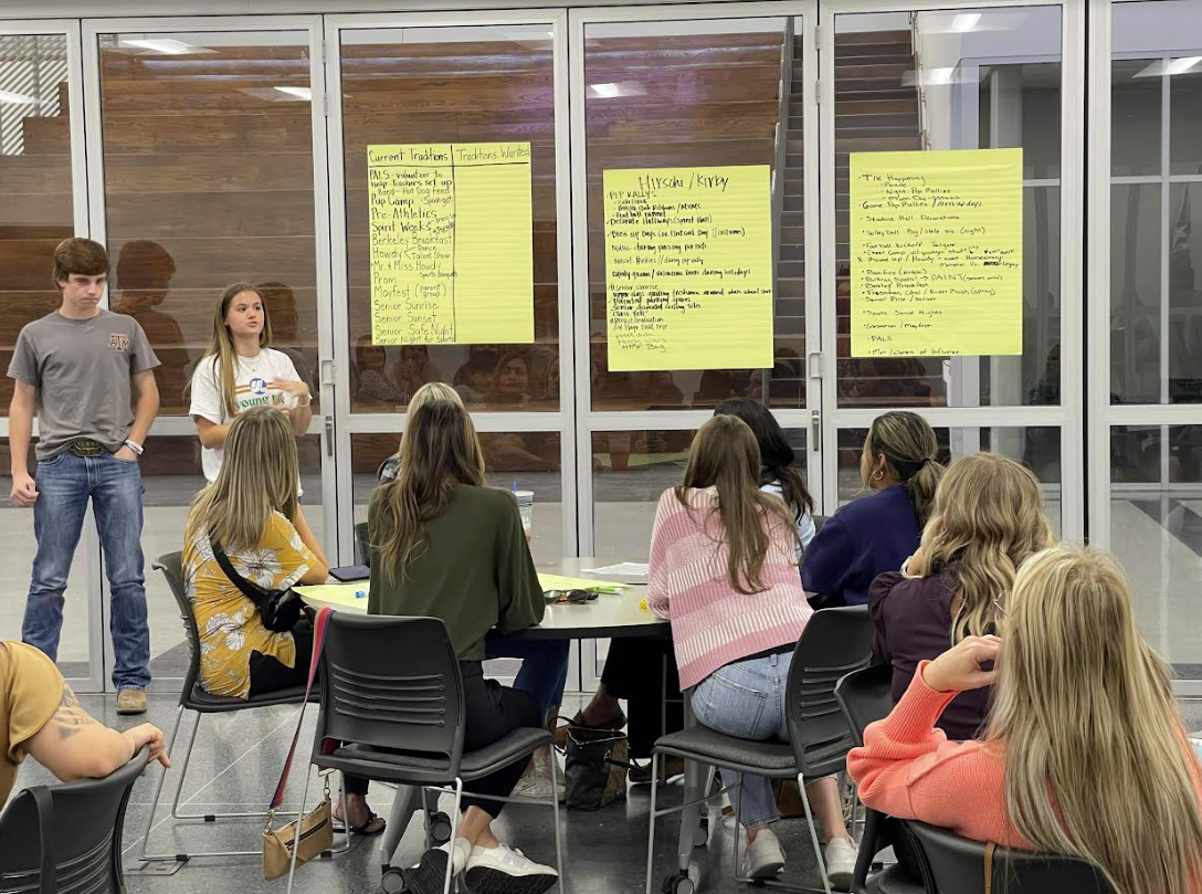 Students and parents meet together at the CEC to plan next years events at Memorial. The process of activities at the new schools has been going on throughout the year. 